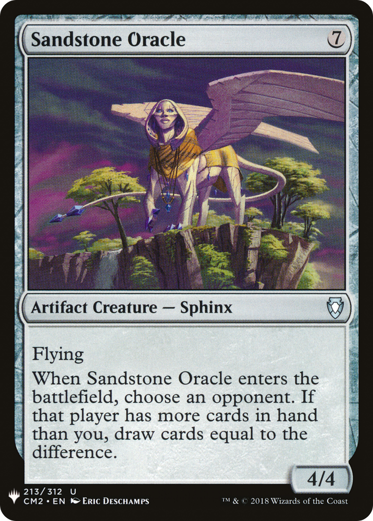 Sandstone Oracle (LIST-CM2-213) [Mystery Booster] The List MTG Single Wizards of the Coast