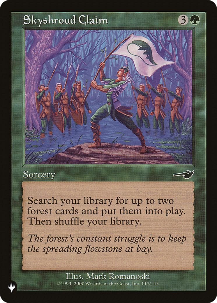 Skyshroud Claim (LIST-117/143) [Mystery Booster] The List MTG Single Wizards of the Coast