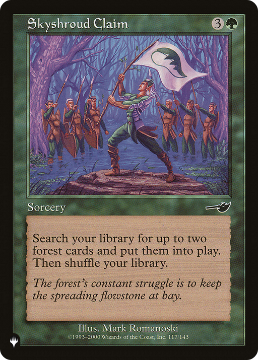 Skyshroud Claim (LIST-117/143) [Mystery Booster] The List MTG Single Wizards of the Coast