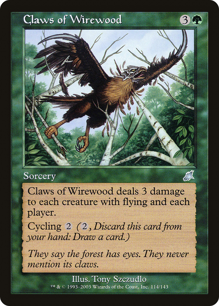 Claws of Wirewood (SCG-114) [Scourge] MTG Single Wizards of the Coast