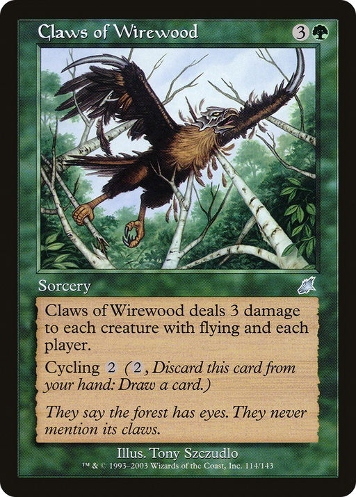 Claws of Wirewood (SCG-114) [Scourge] MTG Single Wizards of the Coast