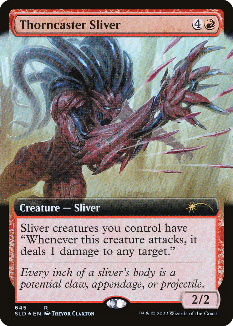 Thorncaster Sliver (SLD-645) [Secret Lair] Drop (Extended Art) Foil MTG Single Wizards of the Coast