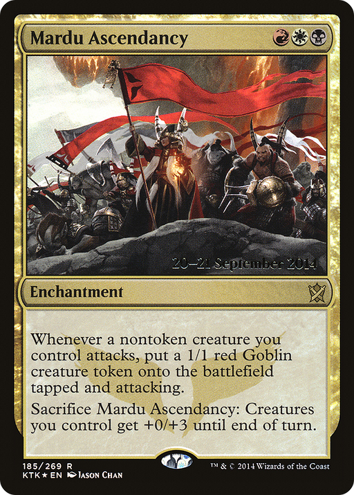 Mardu Ascendancy (PRE-185) [Khans of Tarkir Promos] Foil MTG Single Wizards of the Coast