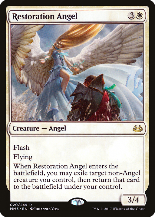 Restoration Angel (MM3-020) [Modern Masters 2017] Foil MTG Single Modern Masters 2017
