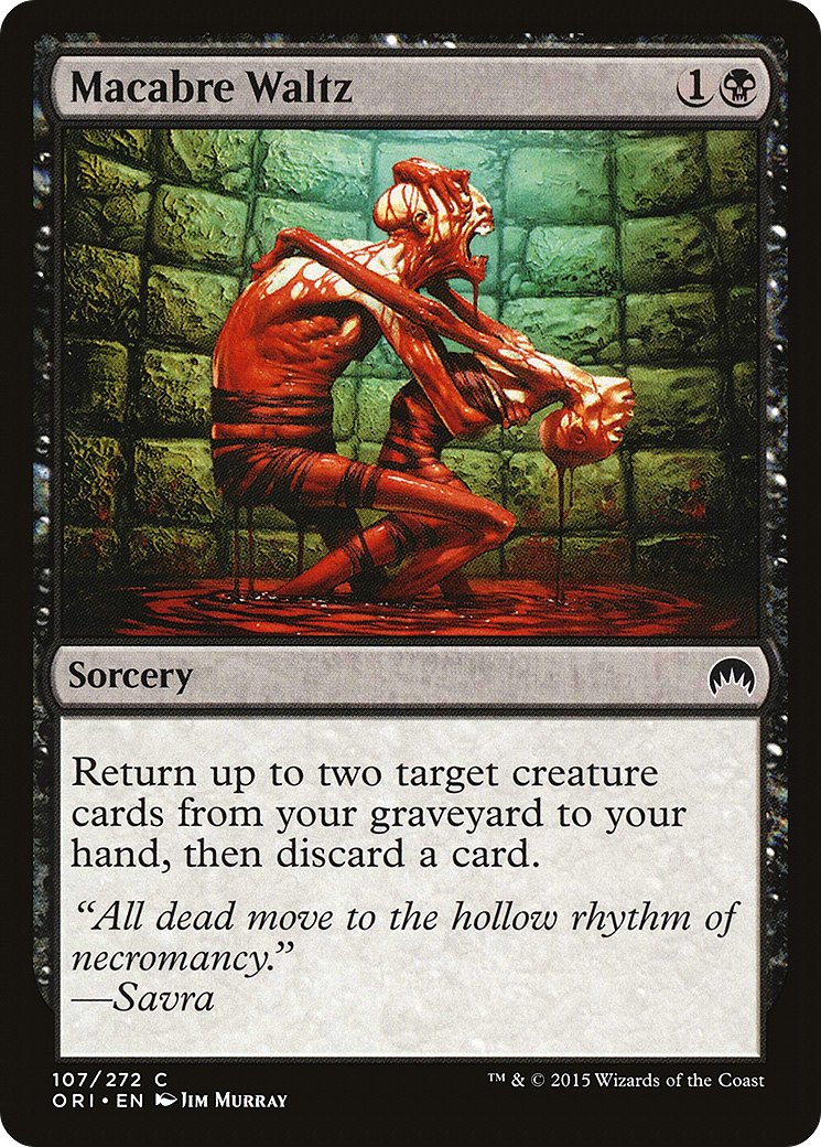 Macabre Waltz (ORI-107) [Magic Origins] Foil MTG Single Wizards of the Coast