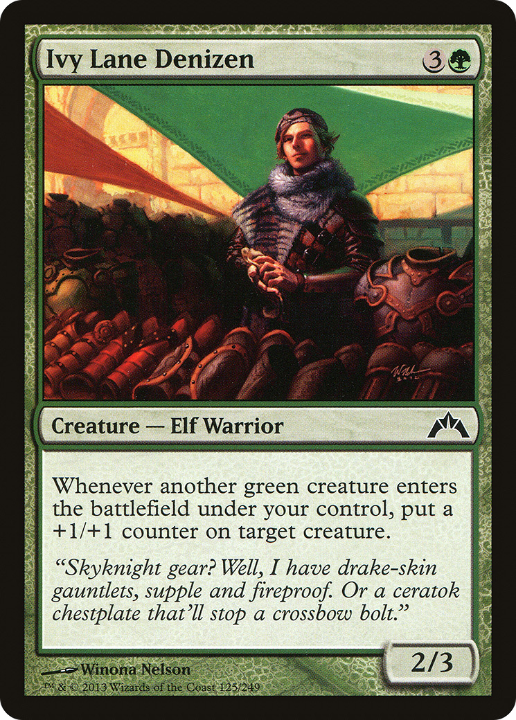 Ivy Lane Denizen (GTC-125) [Gatecrash] Foil MTG Single Wizards of the Coast