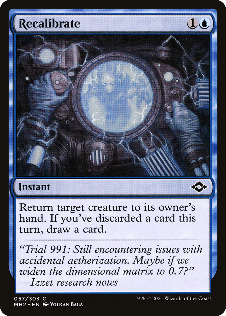 Recalibrate (MH2-057) [Modern Horizons 2] MTG Single Modern Horizons 2