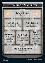 Dungeon of the Mad Mage // Lost Mine of Phandelver Double-Sided Token [Dungeons & Dragons: Adventures in the Forgotten Realms Tokens] MTG Single Magic: The Gathering   
