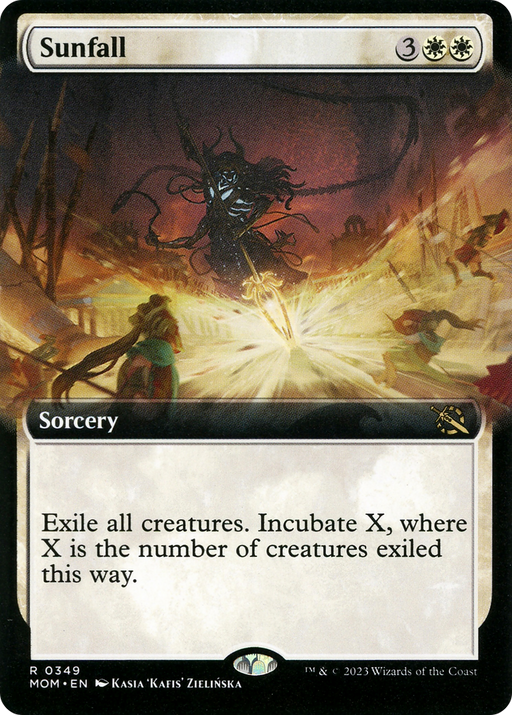 Sunfall (MOM-349) [March of the Machine] (Extended Art) MTG Single Wizards of the Coast
