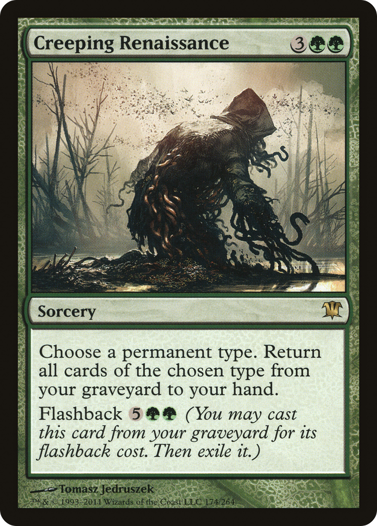 Creeping Renaissance (ISD-174) [Innistrad] Foil MTG Single Wizards of the Coast