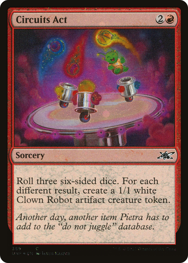 Circuits Act (Galaxy Foil) (UNF-389) [Unfinity] Foil MTG Single Wizards of the Coast