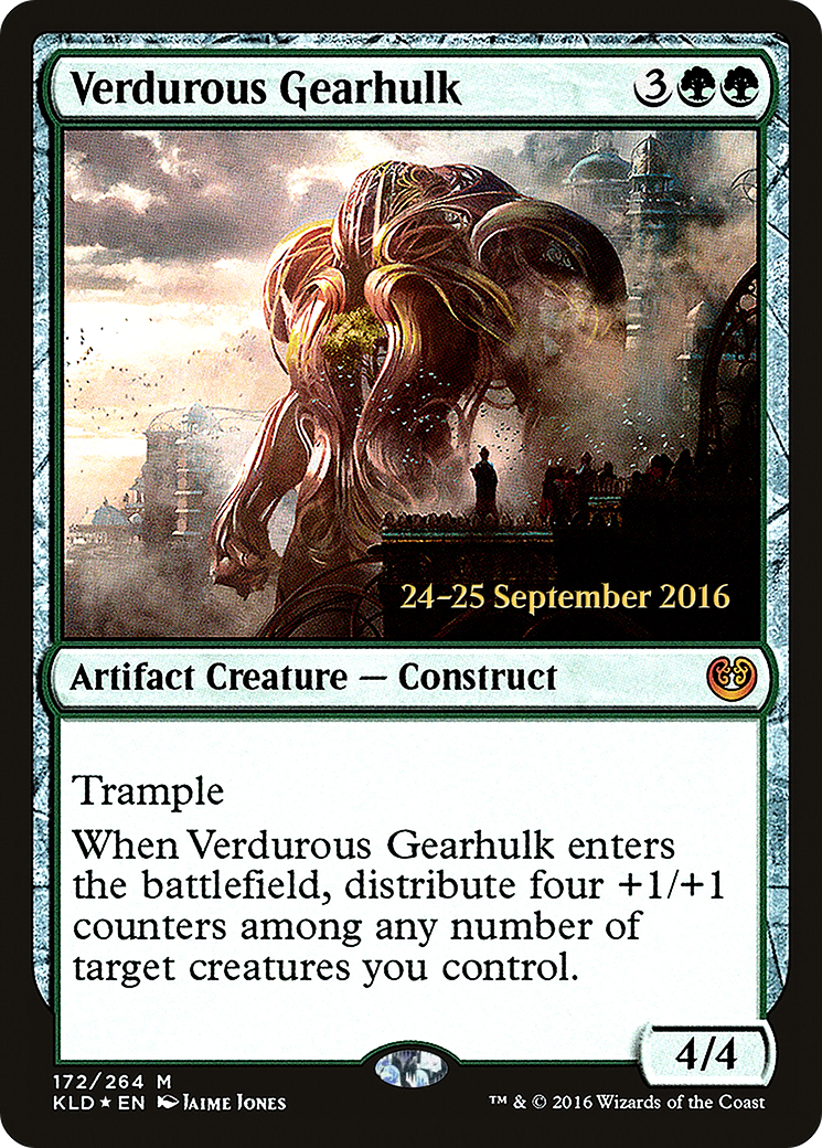 Verdurous Gearhulk (PRE-172) [Kaladesh Promos] Foil MTG Single Wizards of the Coast