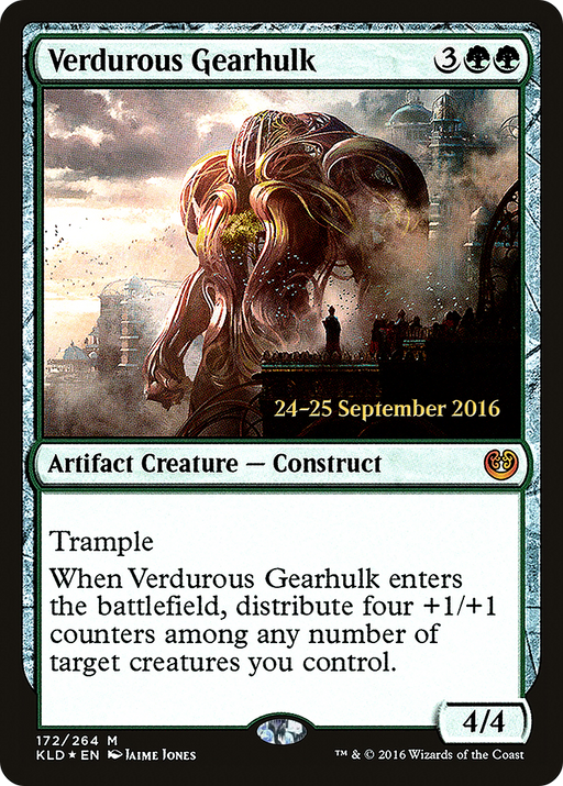 Verdurous Gearhulk (PRE-172) [Kaladesh Promos] Foil MTG Single Wizards of the Coast