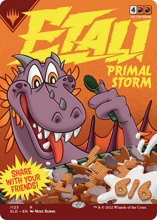 Etali, Primal Storm (SLD-1123) [Secret Lair] Drop (Borderless) MTG Single Wizards of the Coast