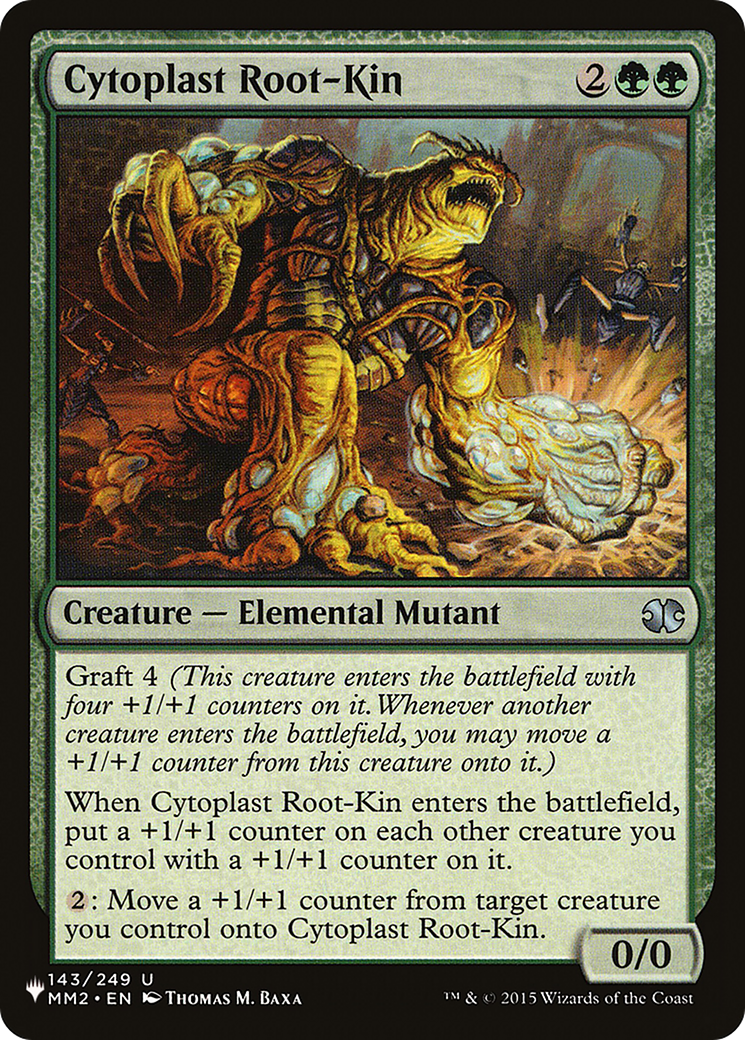 Cytoplast Root-Kin (LIST-MM2-143) [Mystery Booster] The List MTG Single Wizards of the Coast