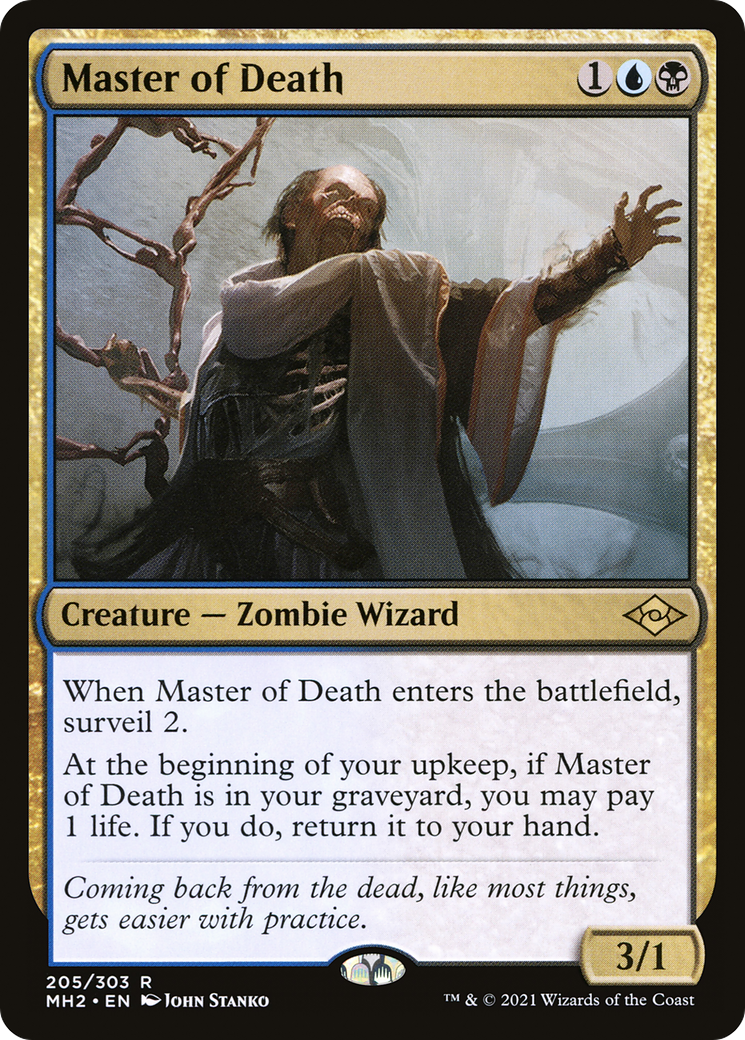 Master of Death (MH2-205) [Modern Horizons 2] Foil MTG Single Modern Horizons 2