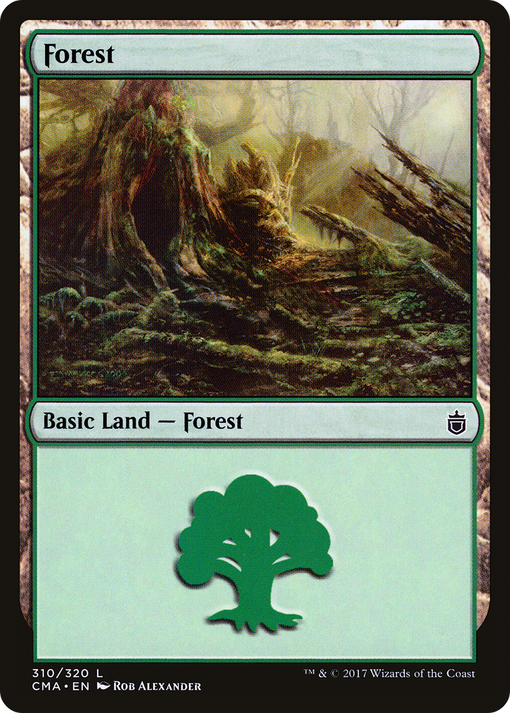 Forest (CMA-310) [Commander Anthology] MTG Single Wizards of the Coast