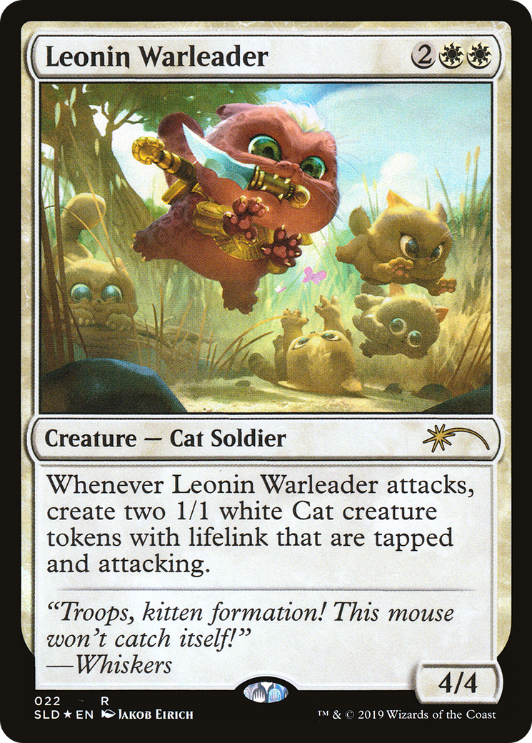 Leonin Warleader (SLD-022) [Secret Lair] Drop Foil MTG Single Wizards of the Coast
