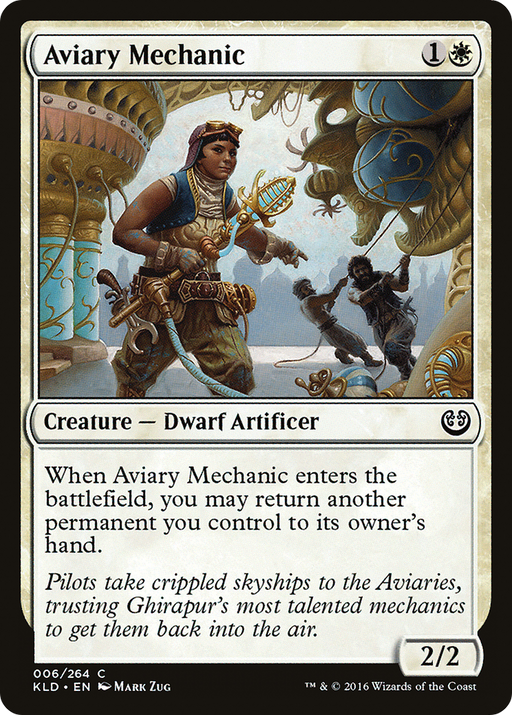 Aviary Mechanic (KLD-006) [Kaladesh] Foil MTG Single Wizards of the Coast