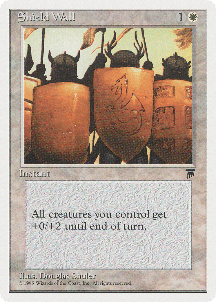 Shield Wall (CHR-012) [Chronicles] MTG Single Wizards of the Coast