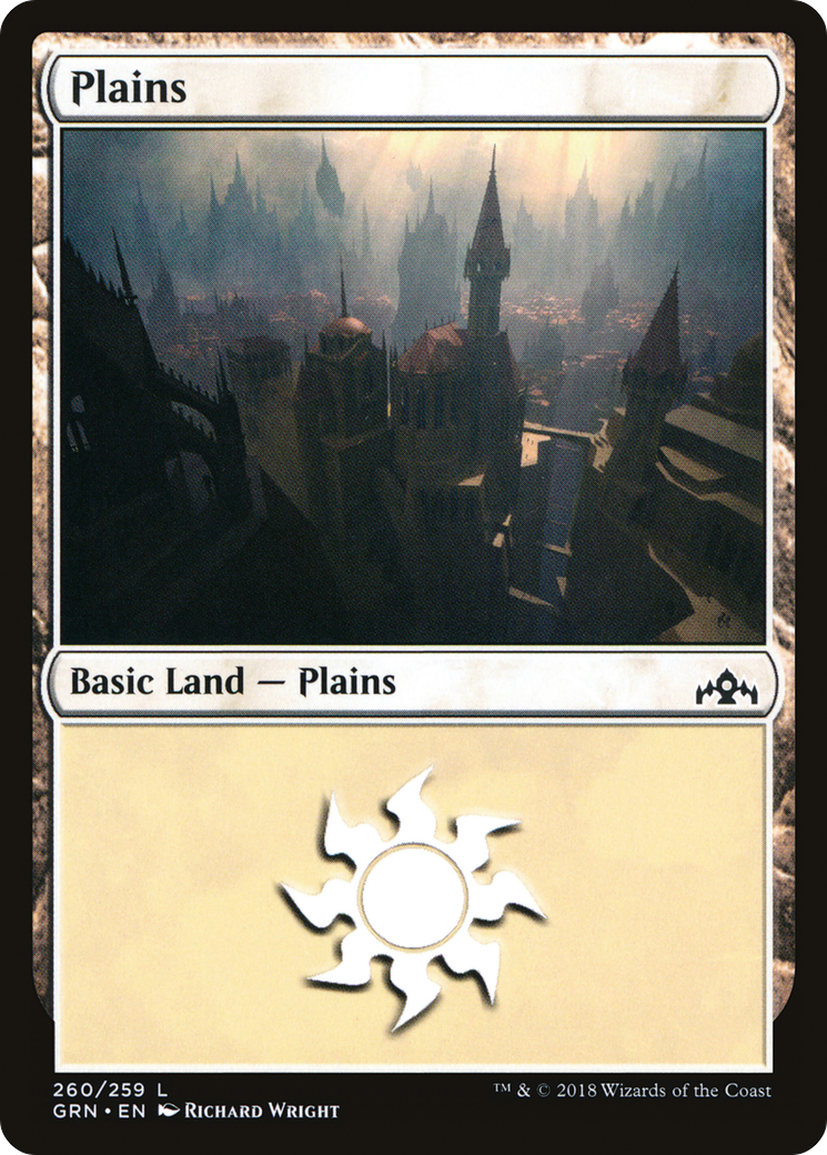 Plains (GRN-260) [Guilds of Ravnica] MTG Single Wizards of the Coast