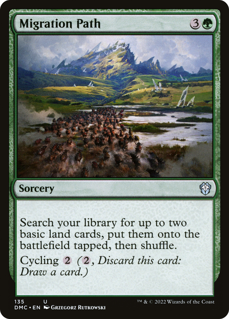 Migration Path (DMC-135) [Dominaria United Commander] MTG Single Wizards of the Coast