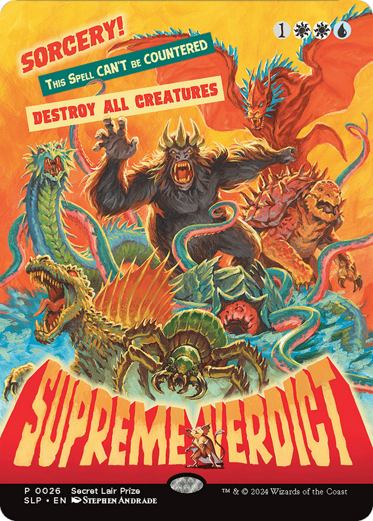 Supreme Verdict (SLP-026) [Secret Lair] Showdown MTG Single Wizards of the Coast