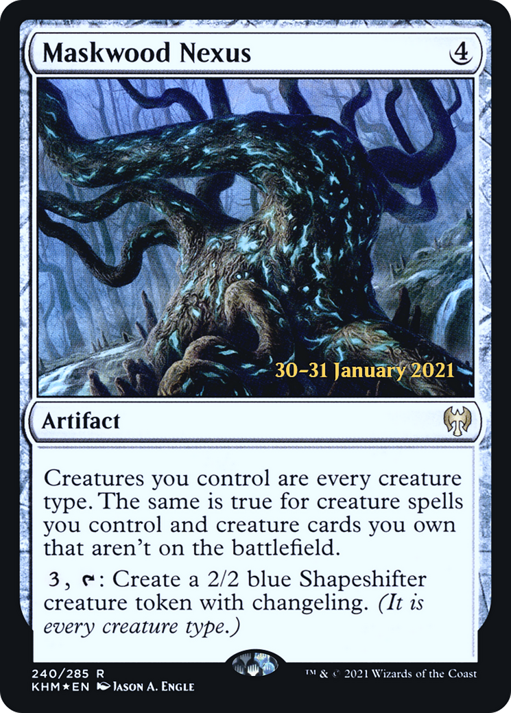Maskwood Nexus (PRE-240) [Kaldheim Promos] Foil MTG Single Wizards of the Coast
