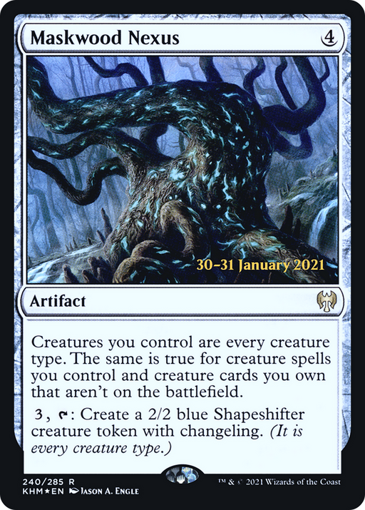 Maskwood Nexus (PRE-240) [Kaldheim Promos] Foil MTG Single Wizards of the Coast