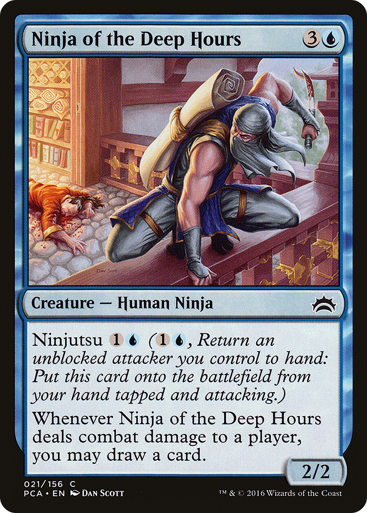 Ninja of the Deep Hours (PCA-021) [Misc] Planechase Anthology MTG Single Wizards of the Coast