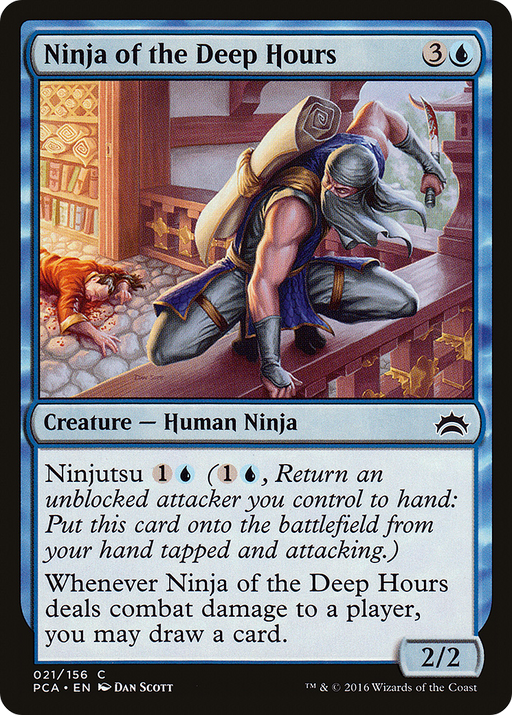 Ninja of the Deep Hours (PCA-021) [Misc] Planechase Anthology MTG Single Wizards of the Coast