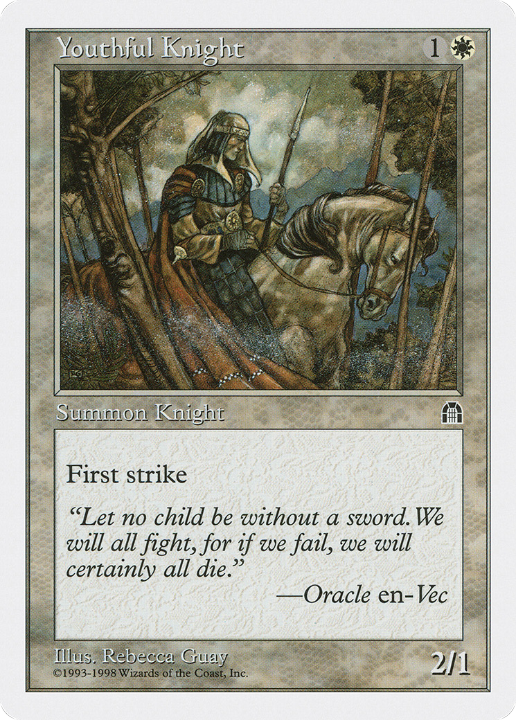 Youthful Knight (ATH-019) [Anthologies] MTG Single Wizards of the Coast