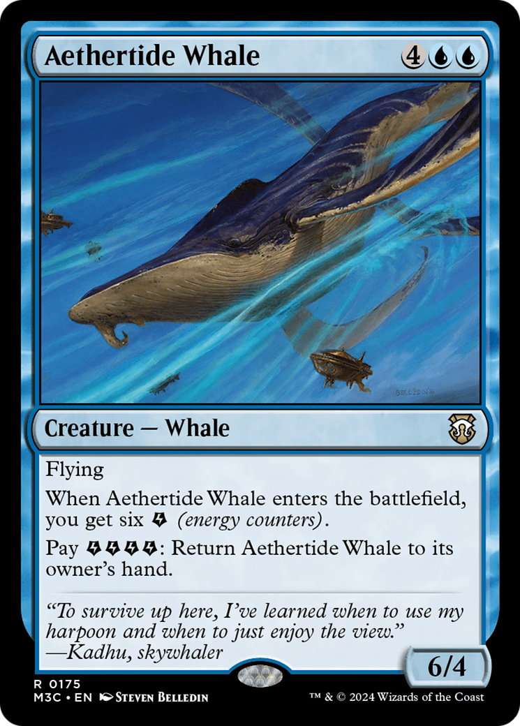 Aethertide Whale (M3C-175) [Modern Horizons 3 Commander] MTG Single Wizards of the Coast