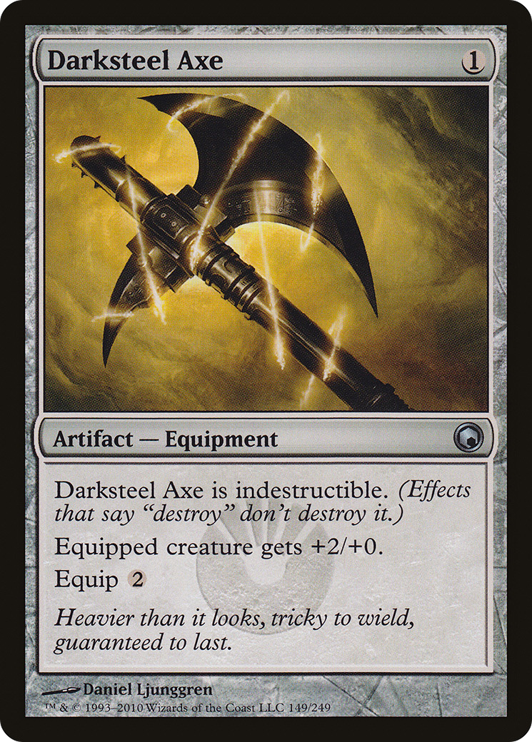 Darksteel Axe (SOM-149) [Scars of Mirrodin] MTG Single Wizards of the Coast