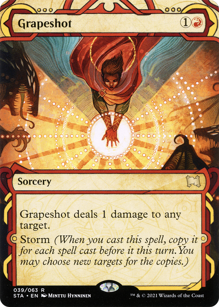 Grapeshot (STA-039) [Strixhaven Mystical Archive] (Showcase) (Borderless) MTG Single Wizards of the Coast
