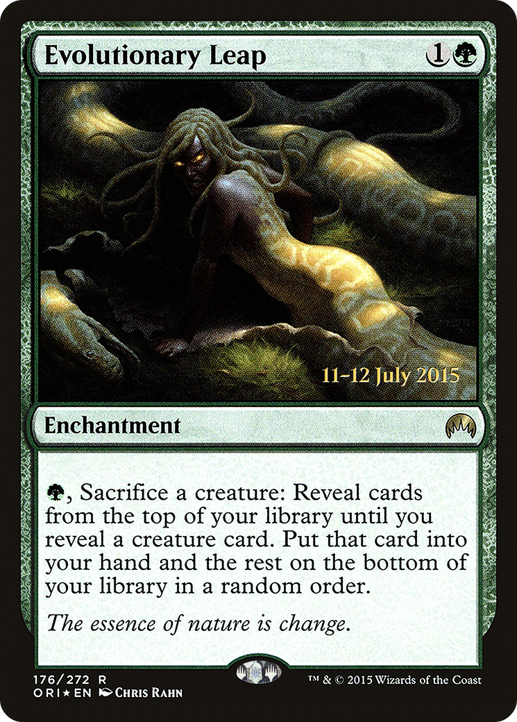 Evolutionary Leap (PRE-176) [Magic Origins Promos] Foil MTG Single Wizards of the Coast