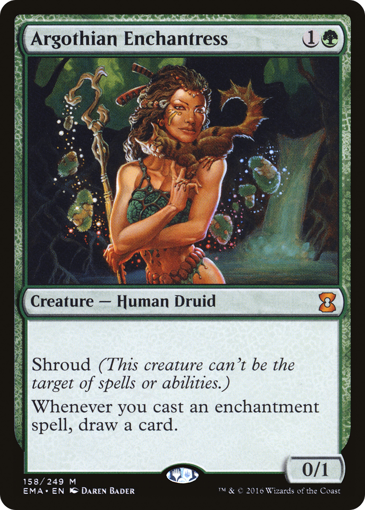 Argothian Enchantress (EMA-158) [Eternal Masters] Foil MTG Single Wizards of the Coast