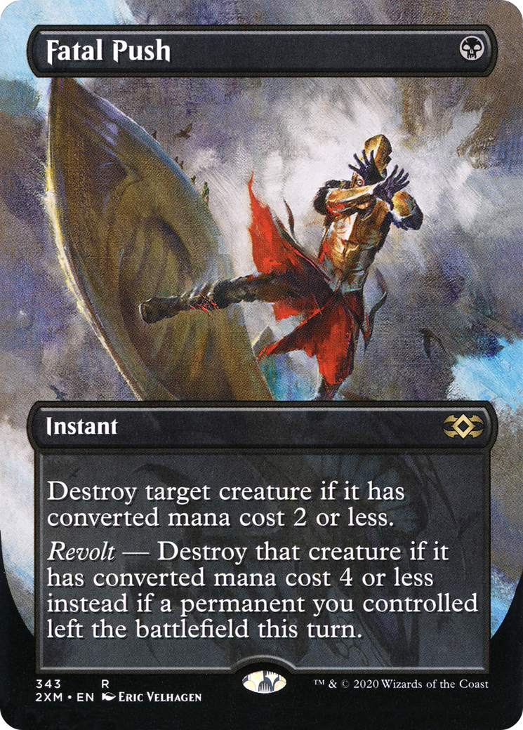 Fatal Push (2XM-343) [Double Masters] (Borderless) MTG Single Wizards of the Coast