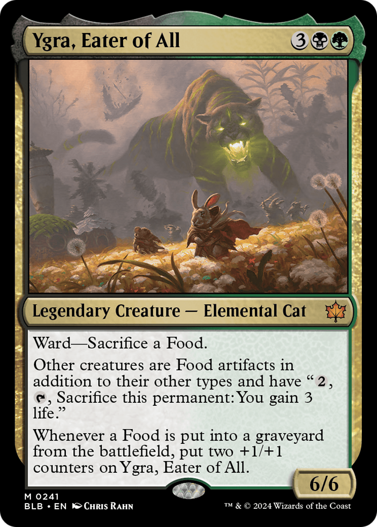Ygra, Eater of All [Bloomburrow] MTG Single Magic: The Gathering