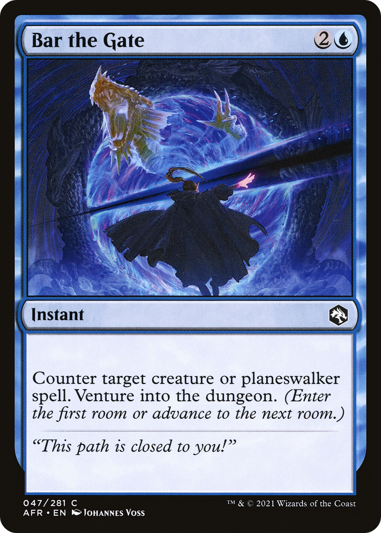 Bar the Gate (AFR-047) [Adventures in the Forgotten Realms] MTG Single Wizards of the Coast