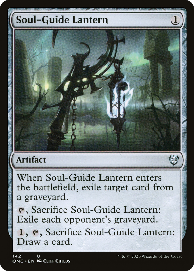 Soul-Guide Lantern (ONC-142) [Phyrexia: All Will Be One Commander] MTG Single Wizards of the Coast