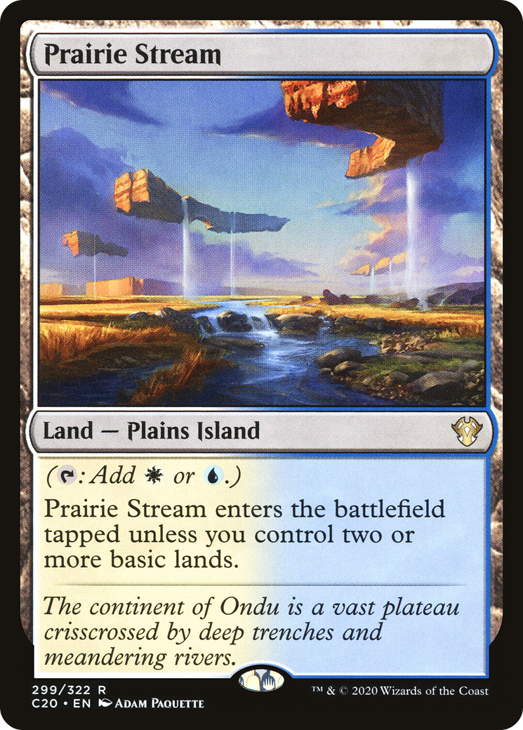 Prairie Stream (C20-299) [Commander 2020] MTG Single Wizards of the Coast