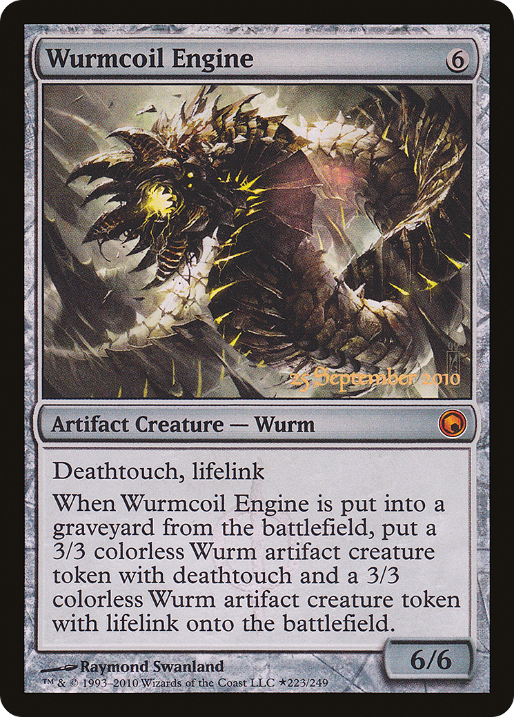 Wurmcoil Engine (PRE-223) [Scars of Mirrodin Promos] Foil MTG Single Wizards of the Coast