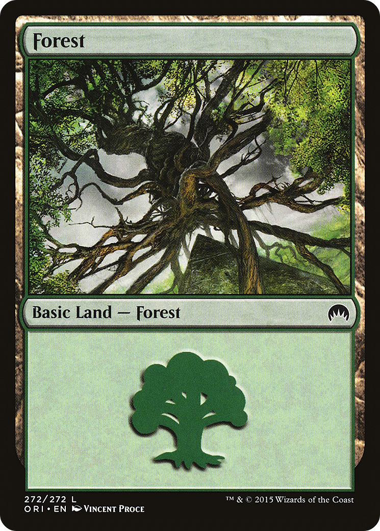 Forest (ORI-272) [Magic Origins] Foil MTG Single Wizards of the Coast