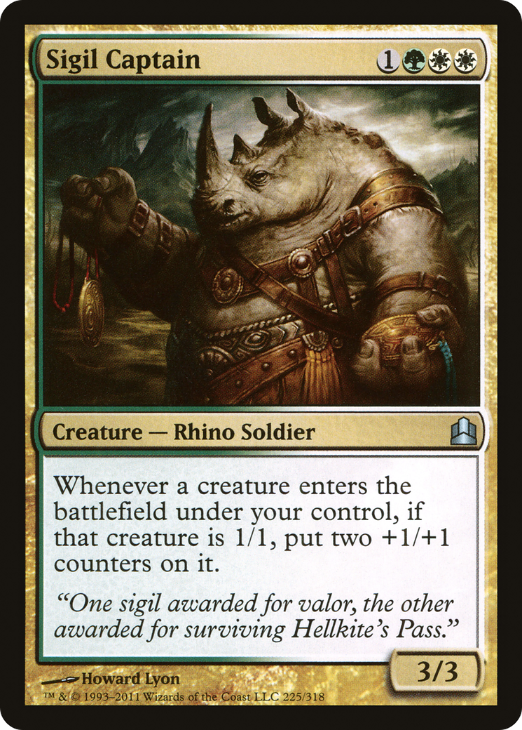 Sigil Captain (CMD-225) [Commander 2011] MTG Single Wizards of the Coast