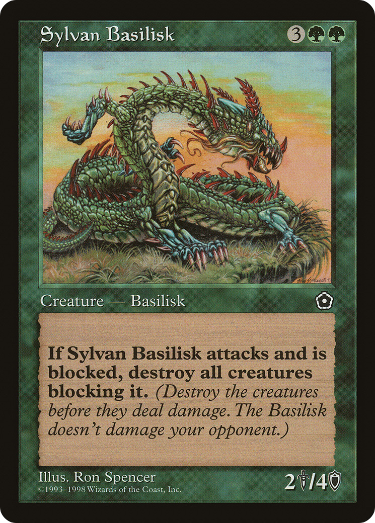 Sylvan Basilisk (P02-146) [Misc] Portal Second Age MTG Single Wizards of the Coast