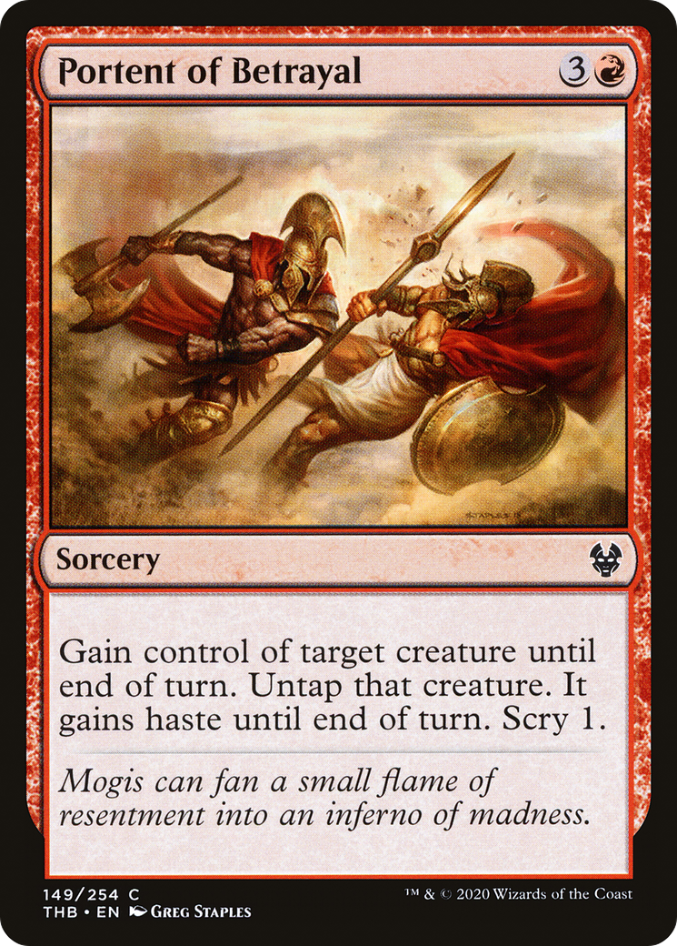 Portent of Betrayal (THB-149) [Theros Beyond Death] MTG Single Wizards of the Coast