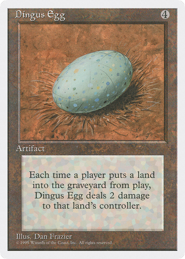 Dingus Egg (4ED-315) [Fourth Edition] MTG Single Wizards of the Coast