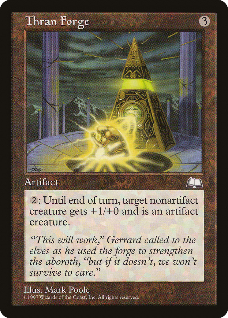 Thran Forge (WTH-) [Weatherlight] MTG Single Wizards of the Coast