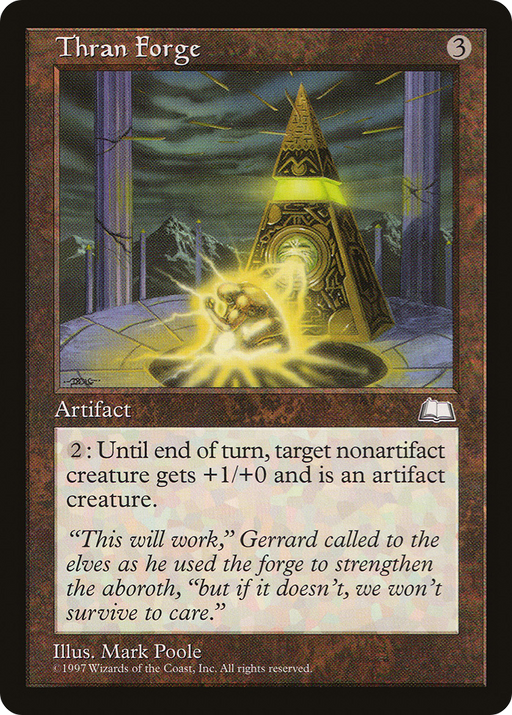 Thran Forge (WTH-) [Weatherlight] MTG Single Wizards of the Coast